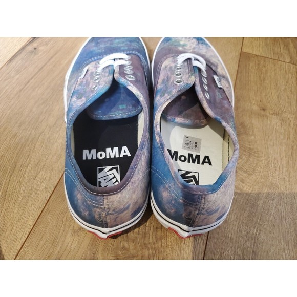 NEW Vans x MoMA Water Lilies Claude Monet Authentic Mens Size 8.5 Womens Size 10 - Picture 7 of 8